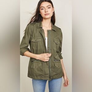 Lily Aldridge for Velvet by Graham & Spencer: Ruby Army Jacket